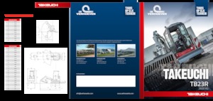 Мини екскаватори Takeuchi TB 23 R