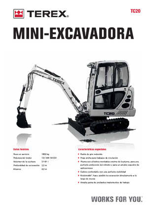 Мини екскаватори Terex TC 20