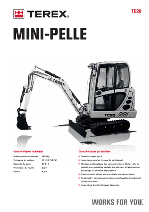Мини екскаватори Terex TC 20