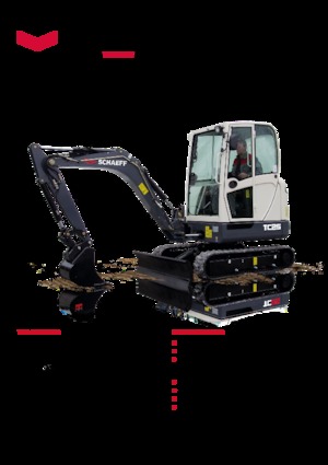 Мини екскаватори Schaeff TC 25