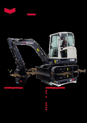 Мини екскаватори Schaeff TC 25