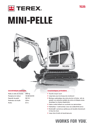 Мини екскаватори Terex TC 25