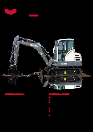 Мини екскаватори Schaeff TC 48