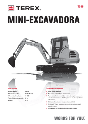 Мини екскаватори Terex TC 48