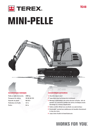 Мини екскаватори Terex TC 48