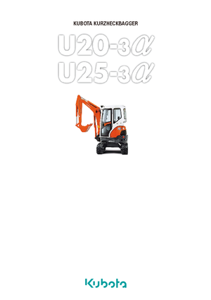 Мини екскаватори Kubota U20-3α GL