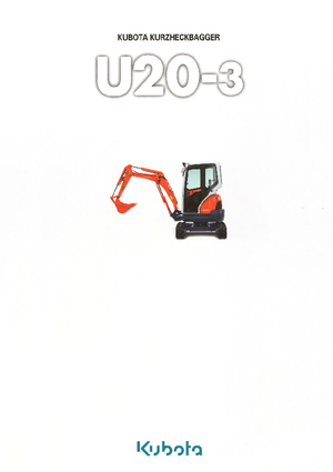 Мини екскаватори Kubota U20-3α GL