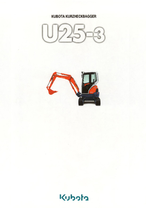 Мини екскаватори Kubota U25-3α GL