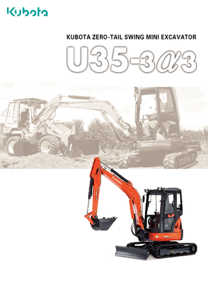 Мини екскаватори Kubota U35-3α3