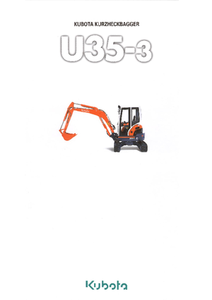 Мини екскаватори Kubota U35-3 G