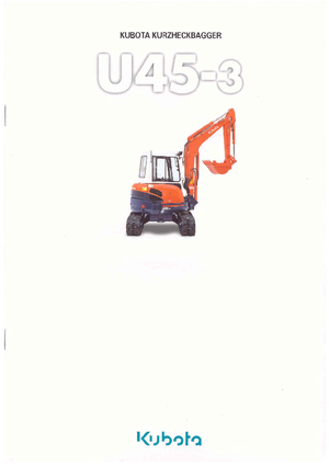 Мини екскаватори Kubota U45-3α G