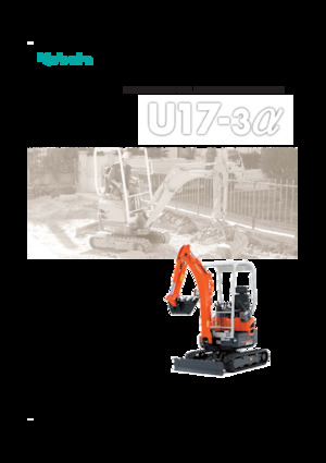 Мини екскаватори Kubota U17-3A