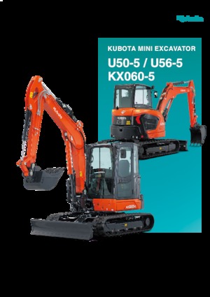 Мини екскаватори Kubota U50-5