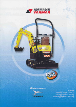 Мини екскаватори Yanmar VIO 10-2 A