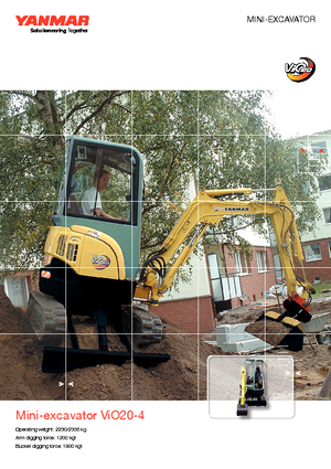 Мини екскаватори Yanmar VIO 20