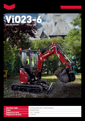 Мини екскаватори Yanmar ViO23-6 