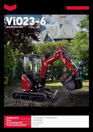 Мини екскаватори Yanmar ViO23-6 