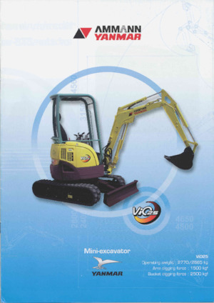 Мини екскаватори Yanmar VIO 25