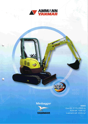 Мини екскаватори Yanmar VIO 25