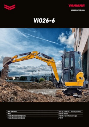 Мини екскаватори Yanmar VIO 26-6 PR