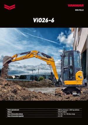 Мини екскаватори Yanmar VIO 26-6 PR