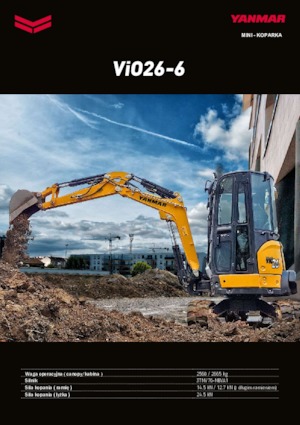 Мини екскаватори Yanmar VIO 26-6 PR