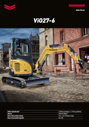 Мини екскаватори Yanmar VIO 27-6 CR