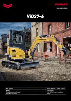 Мини екскаватори Yanmar VIO 27-6 CR