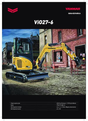 Мини екскаватори Yanmar VIO 27-6 CR