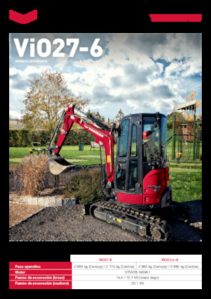Мини екскаватори Yanmar ViO27LW-6 