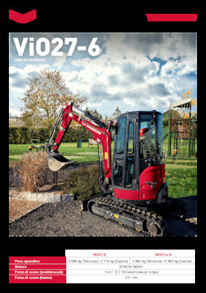 Мини екскаватори Yanmar ViO27LW-6 