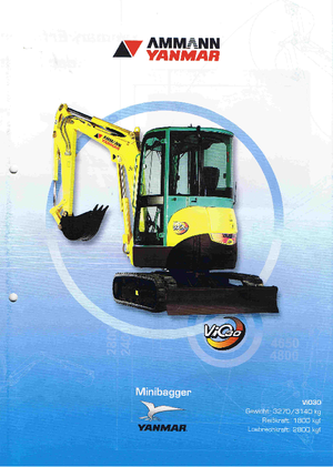 Мини екскаватори Yanmar VIO 30
