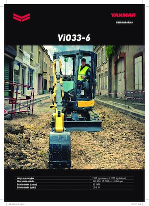 Мини екскаватори Yanmar VIO 33-6 CR
