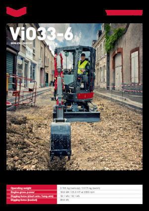 Мини екскаватори Yanmar ViO33-6 