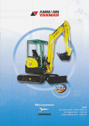Мини екскаватори Yanmar VIO 35