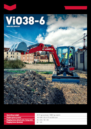Мини екскаватори Yanmar ViO38-6 