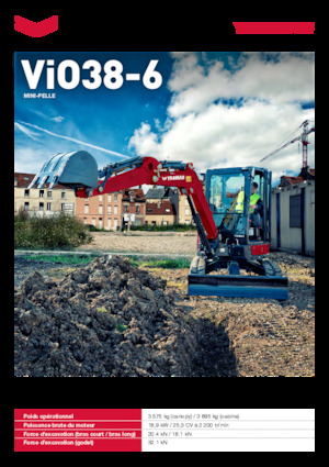 Мини екскаватори Yanmar ViO38-6 