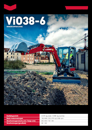 Мини екскаватори Yanmar ViO38-6 