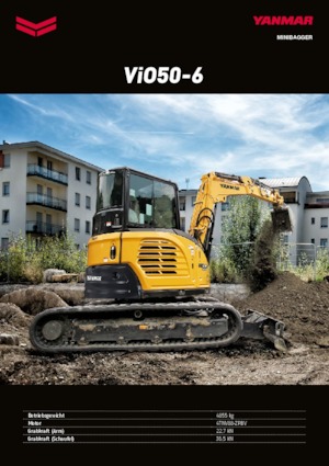 Мини екскаватори Yanmar VIO50-6 ACR 