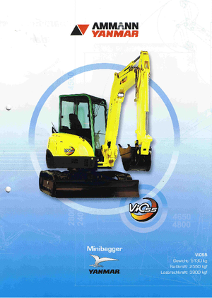 Мини екскаватори Yanmar VIO 55