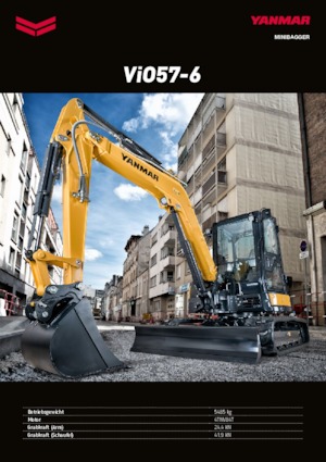 Мини екскаватори Yanmar VIO 57-6 BCR