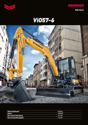 Мини екскаватори Yanmar VIO 57-6 BCR
