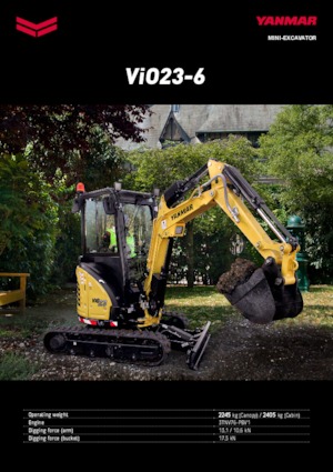 Мини екскаватори Yanmar ViO23-6