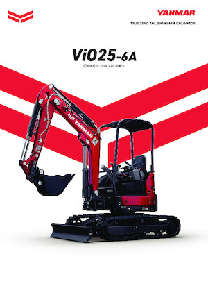 Мини екскаватори Yanmar ViO25-6A