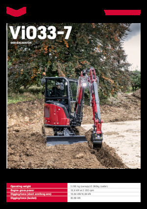 Мини екскаватори Yanmar ViO33-7