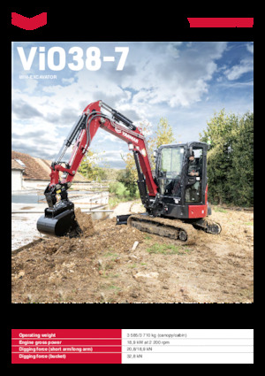 Мини екскаватори Yanmar ViO38-7