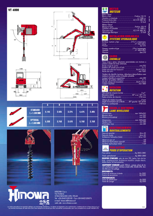 Мини екскаватори Hinowa VT 4000