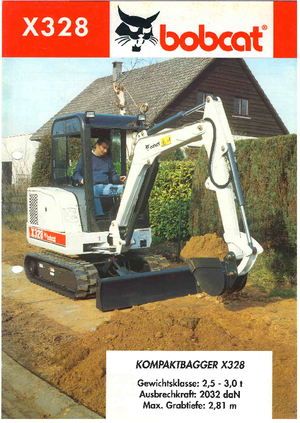 Мини екскаватори Bobcat X 328