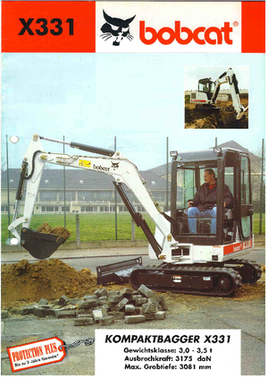 Мини екскаватори Bobcat X 331