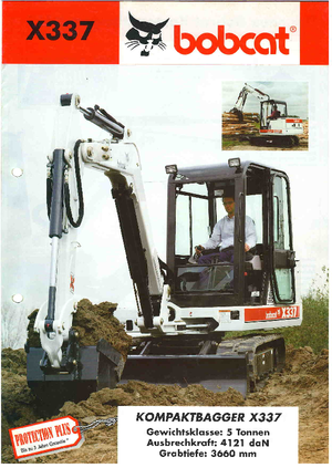 Мини екскаватори Bobcat X 337